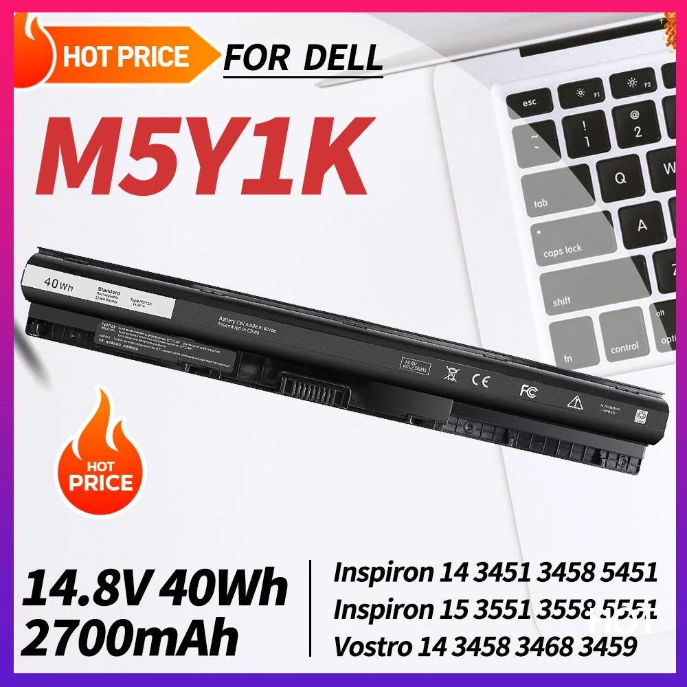 M5Y1K Laptop Battery for Dell Vostro 3458 3558 Inspiron 14 15 17 3000 5000 Series 5558 5559 3452 3551 3451 3567 5755 5758 5759
M5Y1K Laptop Battery for Dell Vostro 3458 3558 Inspiron 14 15 17 3000 5000 Series 5558 5559 3452 3551 3451 3567 5755 5758 5759