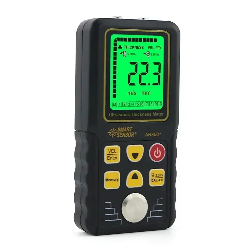 Smart Sensor AR850+ Digital Non-Destructive Metal Steel Ultrasonic Thickness Gauge Tester 1.2~225.0mm Width Measuring Instrument
Smart Sensor AR850+ Digital Non-Destructive Metal Steel Ultrasonic Thickness Gauge Tester 1.2~225.0mm Width Measuring Instrument