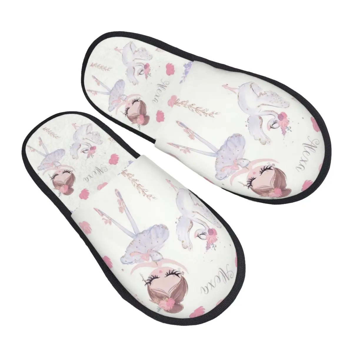Custom Ballet Art Comfort Scuff With Memory Foam Slippers Women Swan Bedroom House Shoes
Custom Ballet Art Comfort Scuff With Memory Foam Slippers Women Swan Bedroom House Shoes