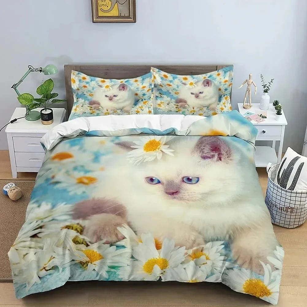Animals Cute Cat Bedding Set Boys Girls Twin Queen Size Duvet Cover Pillowcase Bed Boys Fashion Home Textileextile
Animals Cute Cat Bedding Set Boys Girls Twin Queen Size Duvet Cover Pillowcase Bed Boys Fashion Home Textileextile