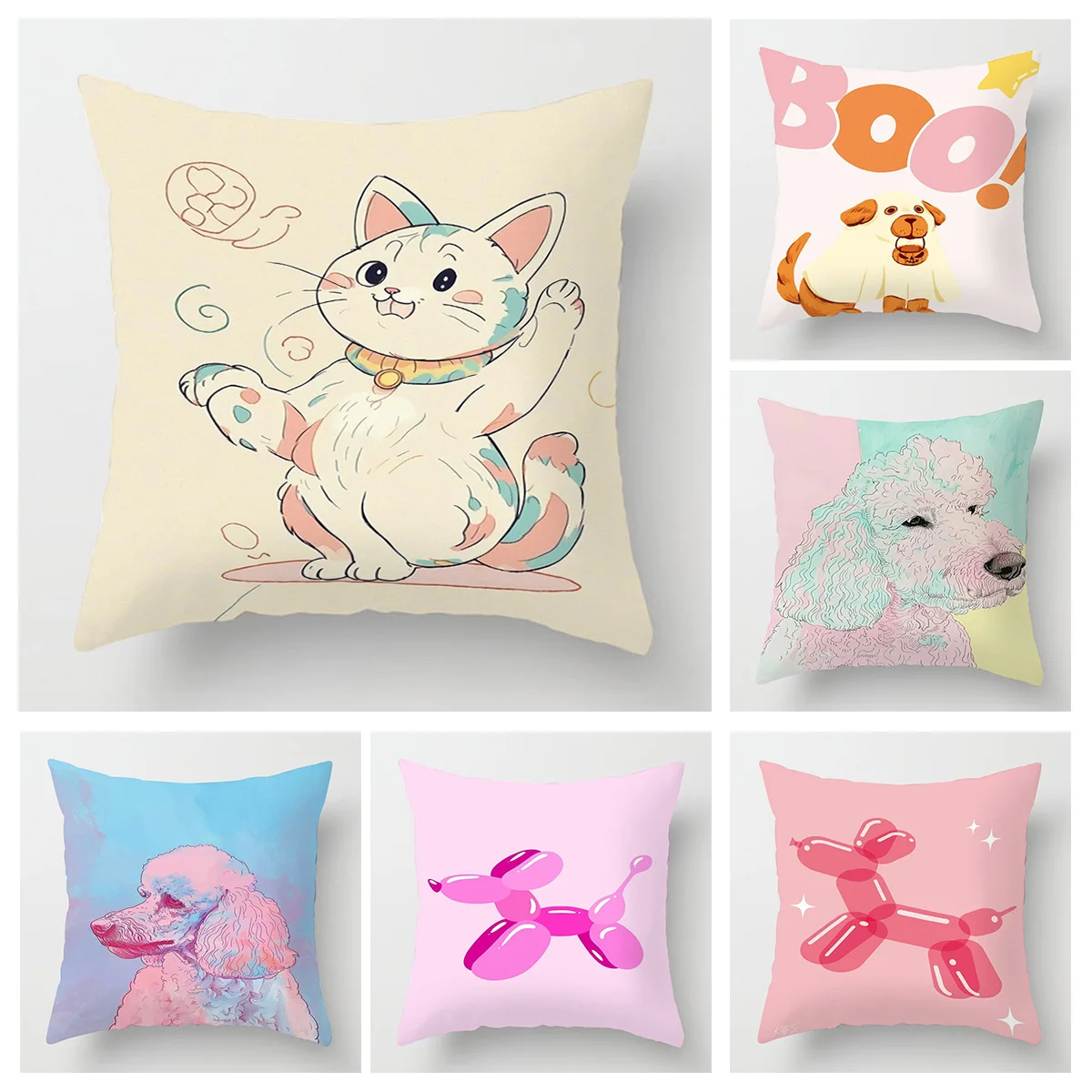 Cloud Animal Pillow Cover 45x 45cm Short Velvet Cushion Cover Cute Cartoon Plant Pattern Pillow Cover 40x40cm home decor
Cloud Animal Pillow Cover 45x 45cm Short Velvet Cushion Cover Cute Cartoon Plant Pattern Pillow Cover 40x40cm home decor