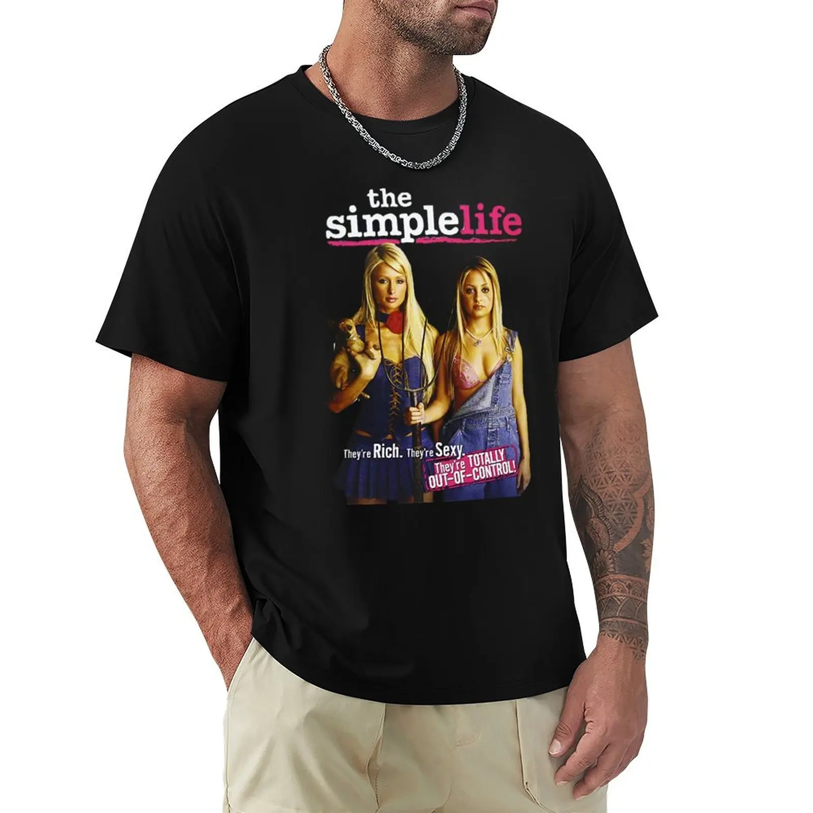 The Simple Life - Paris _amp_ Nicole T-Shirt Sports Casual Breathable Tee Shirt
The Simple Life - Paris _amp_ Nicole T-Shirt Sports Casual Breathable Tee Shirt