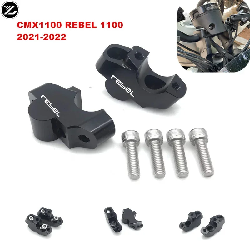 CMX1100 Motorcycle Handlebar Riser Mount Clamp For Honda CMX1100 Rebel1100 CMX300 500 2017-2020 High Lifter Risers Accessories
CMX1100 Motorcycle Handlebar Riser Mount Clamp For Honda CMX1100 Rebel1100 CMX300 500 2017-2020 High Lifter Risers Accessories