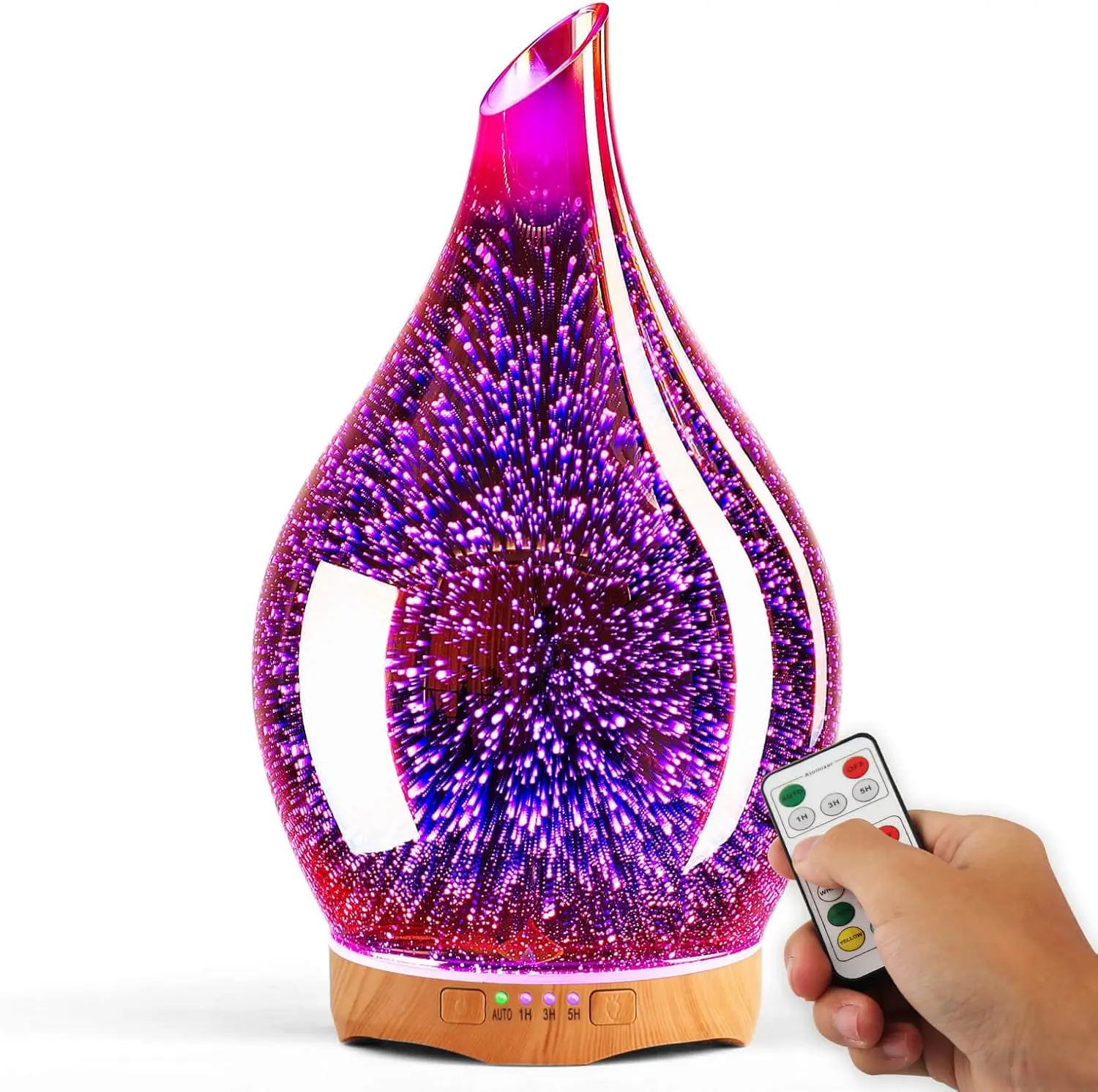 280ML Ultrasonic Aromatherapy Diffuser, Cool Mist Humidifier with Remote, Auto Shut-Off, Timer, BPA Free
280ML Ultrasonic Aromatherapy Diffuser, Cool Mist Humidifier with Remote, Auto Shut-Off, Timer, BPA Free