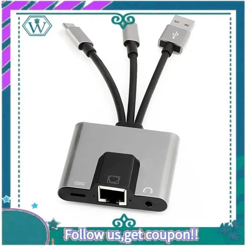 A75Q-Type-C To 3.5Mm RJ45 Hub USB C To Ethernet LAN Network Adapter Audio PD Fast Charging Docking Station For Phone Laptop
A75Q-Type-C To 3.5Mm RJ45 Hub USB C To Ethernet LAN Network Adapter Audio PD Fast Charging Docking Station For Phone Laptop