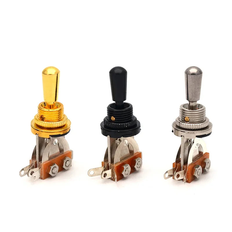 Metal Knob Open 3 Way Toggle Guitar Switch For Electric Guitar Black Chrome Gold
Metal Knob Open 3 Way Toggle Guitar Switch For Electric Guitar Black Chrome Gold