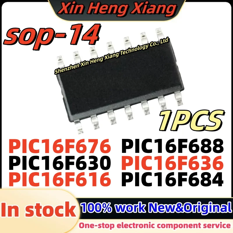 1PCS 100%New PIC16F676 PIC16F688 PIC16F636 PIC16F630 PIC16F616 PIC16F684 sop-14
1PCS 100%New PIC16F676 PIC16F688 PIC16F636 PIC16F630 PIC16F616 PIC16F684 sop-14