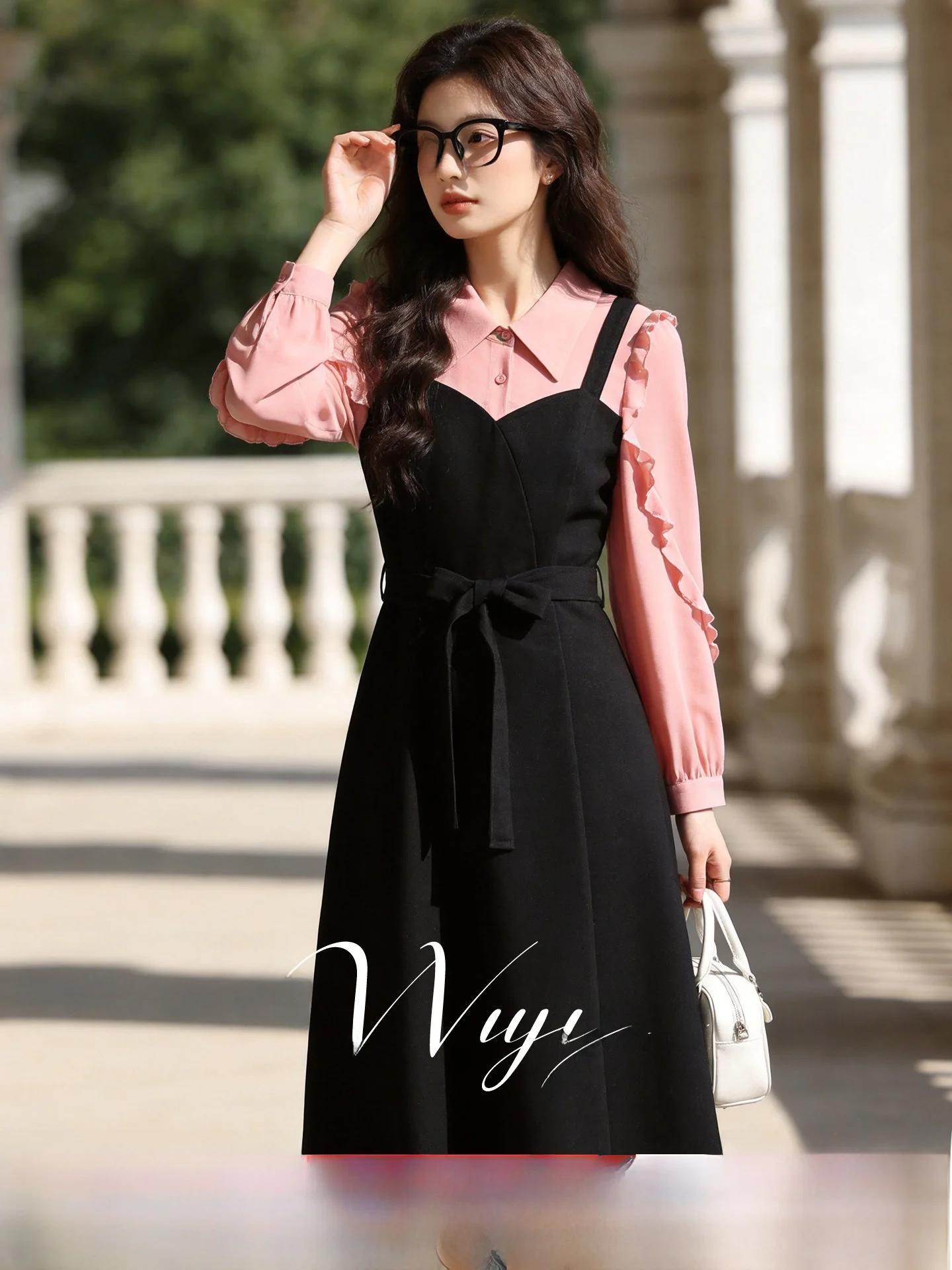 Black Dress High Waist A-Line Skirt Knot Polyester Fiber Summer Women's Fashion Casual Mid-Length Dress
Black Dress High Waist A-Line Skirt Knot Polyester Fiber Summer Women's Fashion Casual Mid-Length Dress