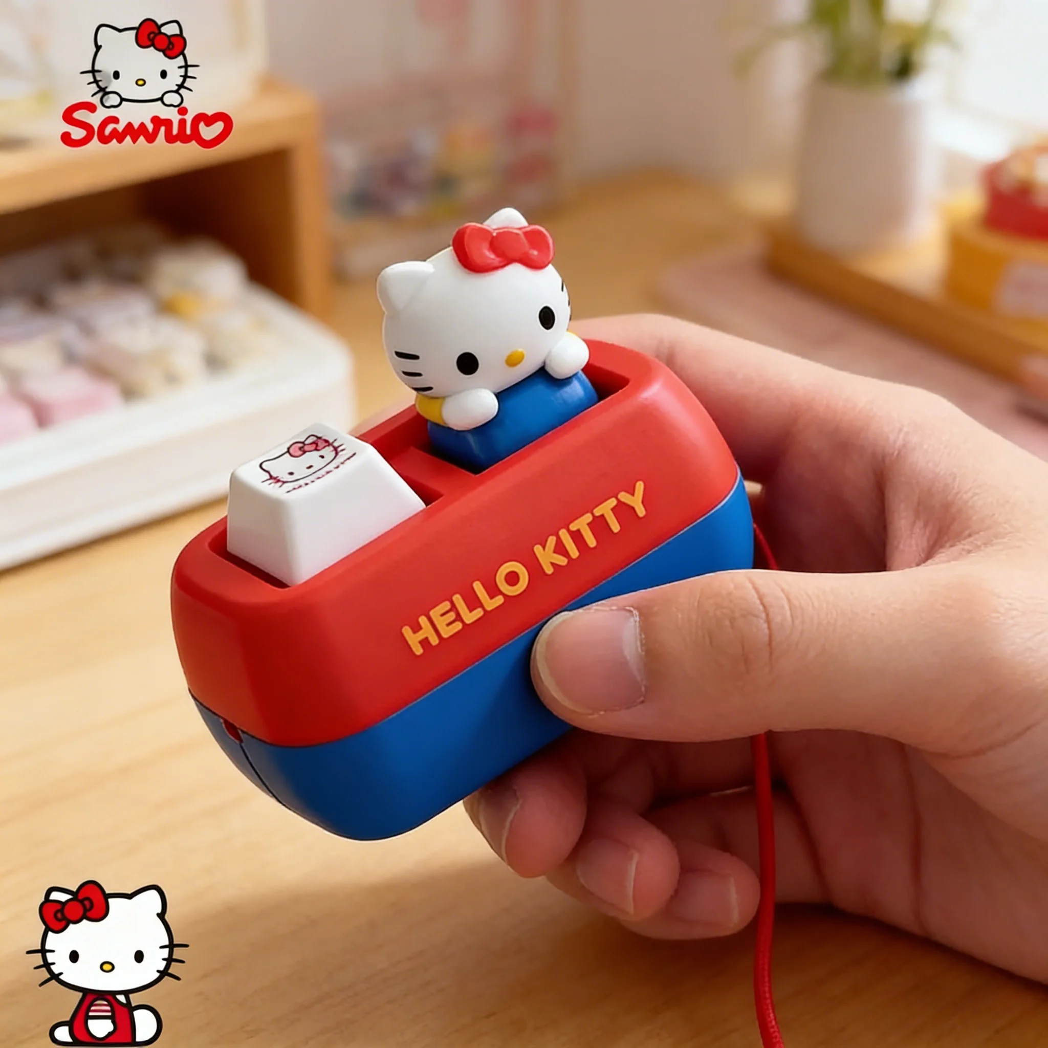 Hello Kitty Voice Button Keyring Keycap Fidget Anxiety Relief Toy Cute Keyboard Button Squishy Desk Decor Lovely Festival Gifts
Hello Kitty Voice Button Keyring Keycap Fidget Anxiety Relief Toy Cute Keyboard Button Squishy Desk Decor Lovely Festival Gifts