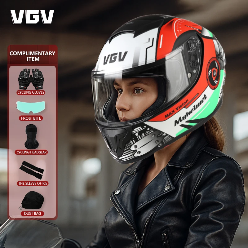 VGV L02 Сертифицированный ECE защитный раллийный мотоциклетный шлем с полным покрытием, всесезонный универсальный дорожный шлем для верховой езды
VGV L02 Сертифицированный ECE защитный раллийный мотоциклетный шлем с полным покрытием, всесезонный универсальный дорожный шлем для верховой езды