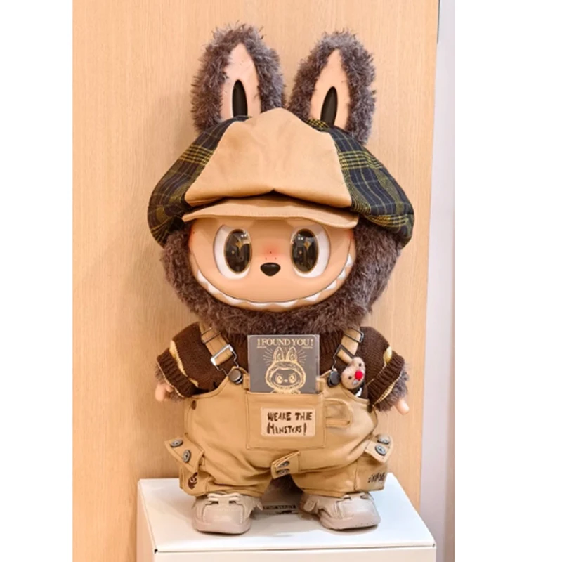 Модная игрушечная фигурка Zimomo Leader'S 58 см, виниловая кукла Labubu, костюм цвета хаки Labubu, наряд куклы ручной работы, шляпа, модный наряд
Модная игрушечная фигурка Zimomo Leader'S 58 см, виниловая кукла Labubu, костюм цвета хаки Labubu, наряд куклы ручной работы, шляпа, модный наряд