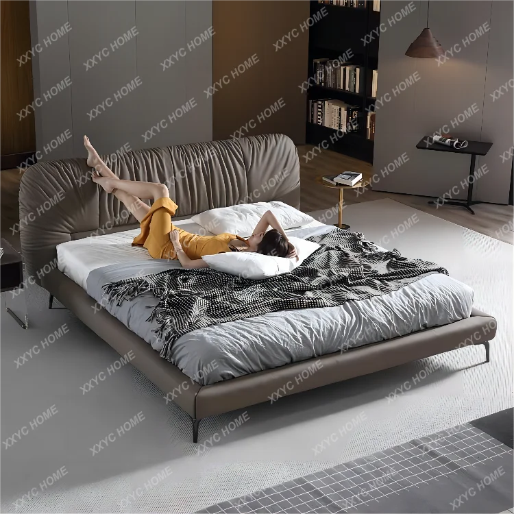 New Arrival Storage Leather Modern King Size Bedroom Furniture Simple Wooden Double Beds bed design king size bed
New Arrival Storage Leather Modern King Size Bedroom Furniture Simple Wooden Double Beds bed design king size bed