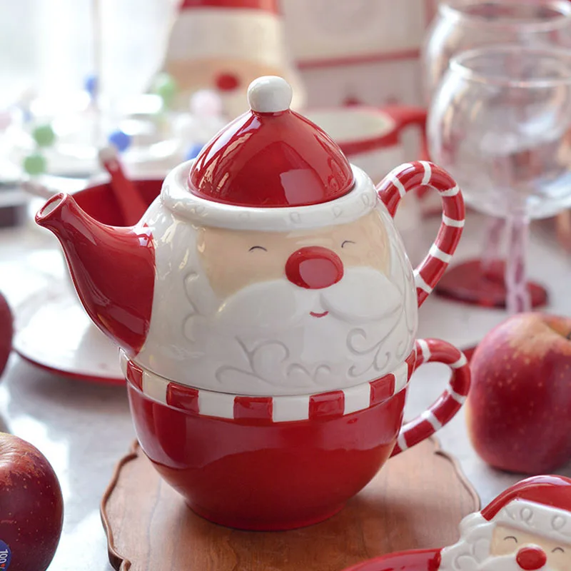 Nordic Santa Claus Ceramic Teapot Coffee Pot Ornaments Living Room Kitchen Dining Table Cold Kettle Juice Pot Home Decoration
Nordic Santa Claus Ceramic Teapot Coffee Pot Ornaments Living Room Kitchen Dining Table Cold Kettle Juice Pot Home Decoration