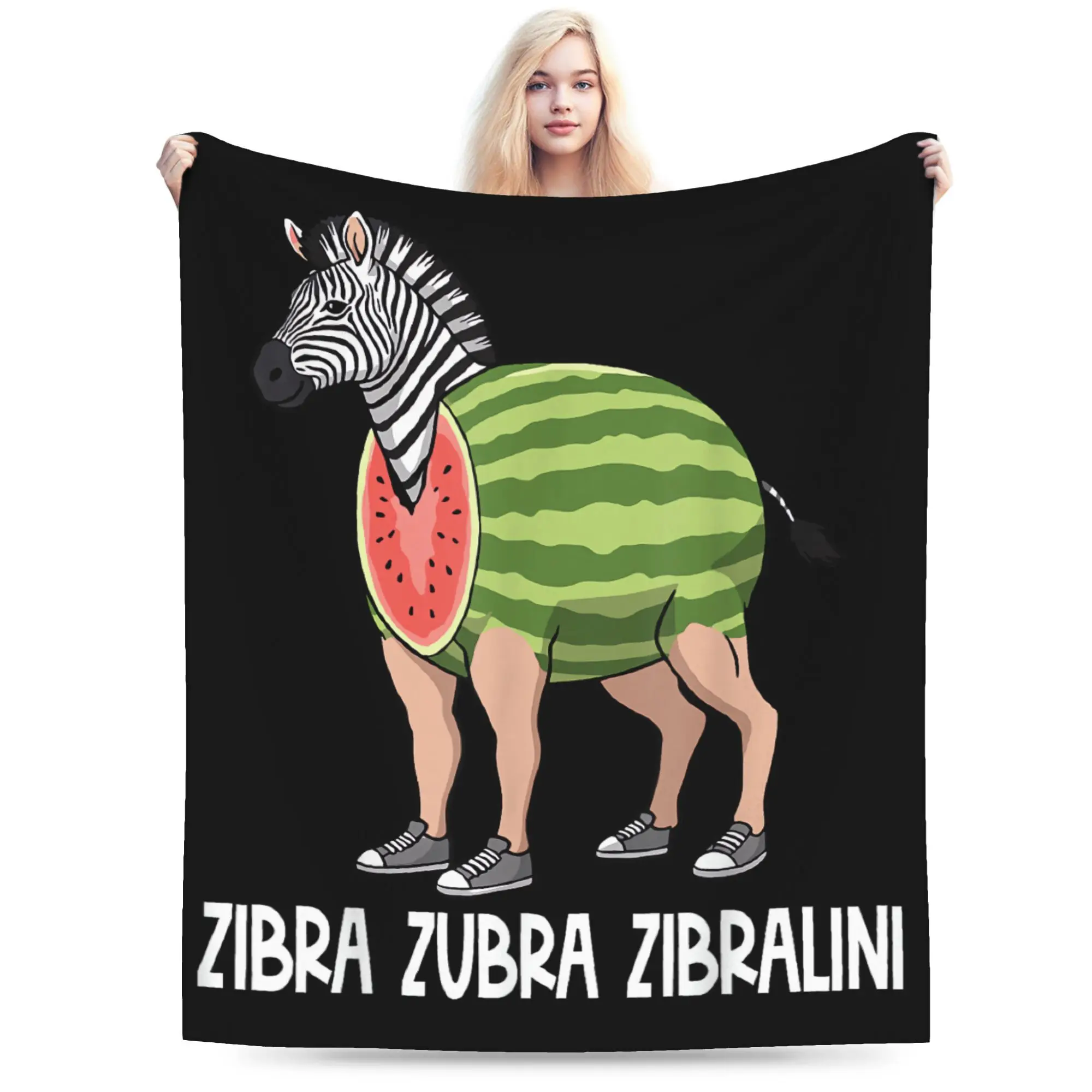 Warm Soft Blanket Decorative Italian Brainrot Characters Zibra Zubra Zibralini Bedding Throws Flannel Bedspread For Bed Cover
Warm Soft Blanket Decorative Italian Brainrot Characters Zibra Zubra Zibralini Bedding Throws Flannel Bedspread For Bed Cover