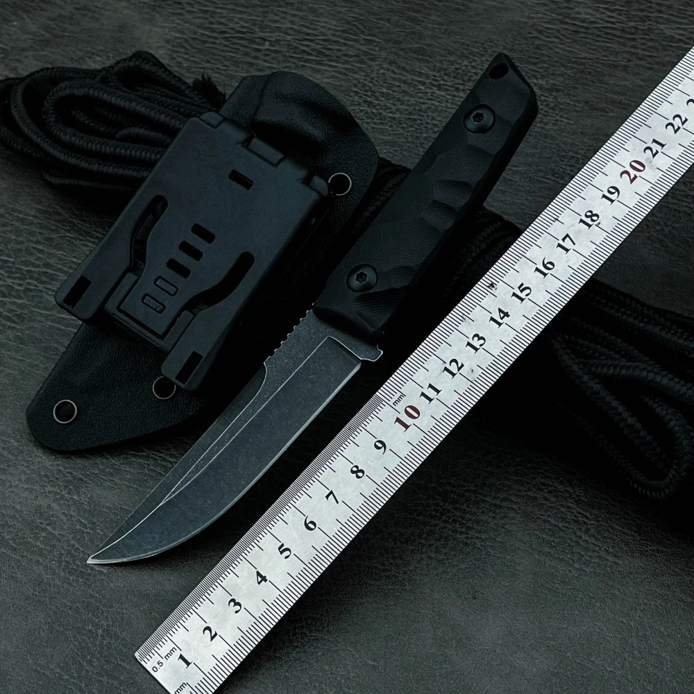 Новый нож высокой твердости для выживания с фиксированным лезвием и ножнами 8Cr13mov Blade G10 Ручка Открытый EDC Кемпинг Открытый нож Инструмент для пешего туризма
Новый нож высокой твердости для выживания с фиксированным лезвием и ножнами 8Cr13mov Blade G10 Ручка Открытый EDC Кемпинг Открытый нож Инструмент для пешего туризма