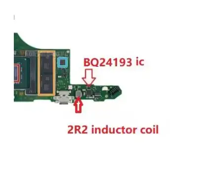 Для N-intendo Switch NS зарядное устройство микросхема BQ24193 индуктор зарядки 2R2 катушка на материнской плате
Для N-intendo Switch NS зарядное устройство микросхема BQ24193 индуктор зарядки 2R2 катушка на материнской плате