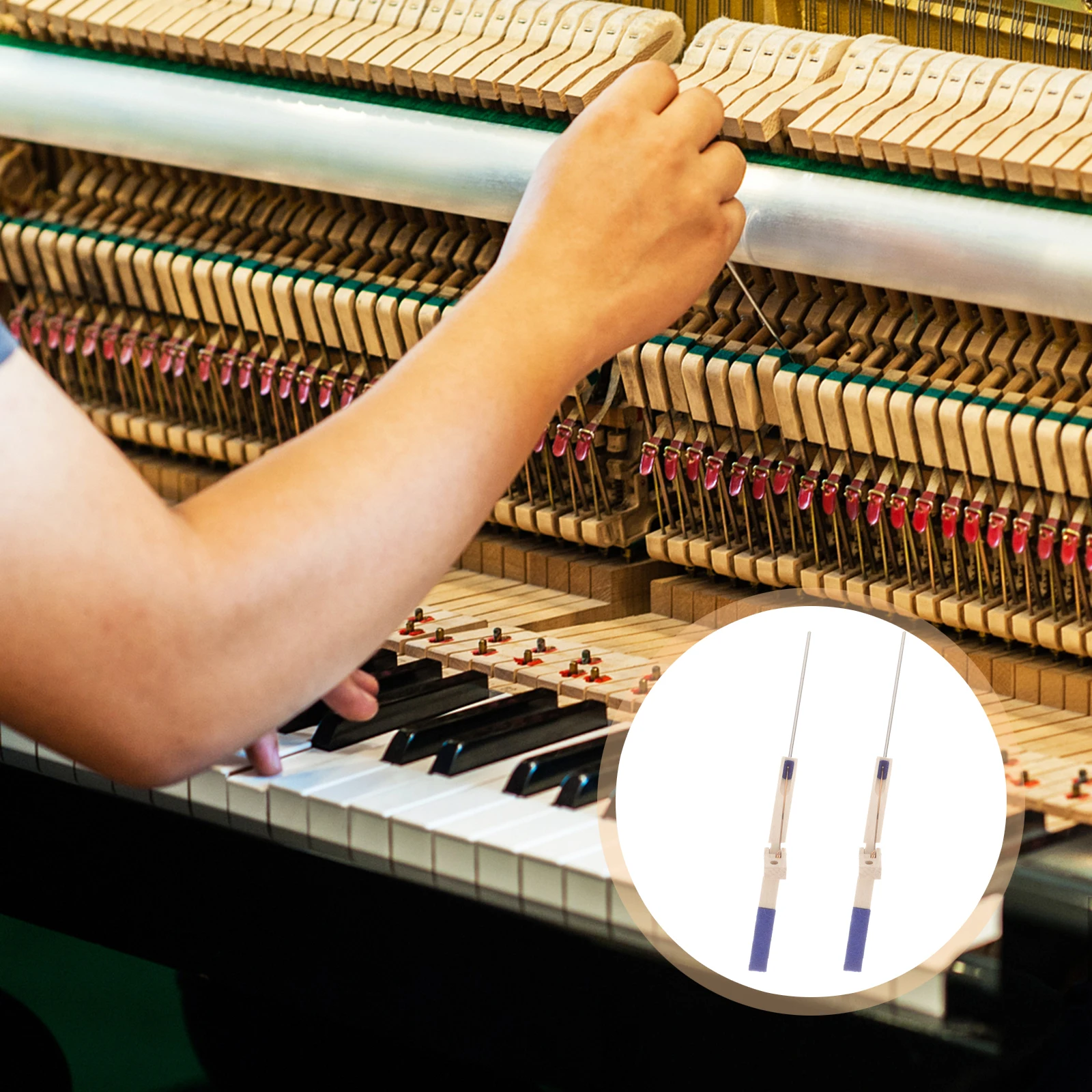 Piano Tuning Stick Sturdy Mute Rod Practical Mute Tools Smooth Piano Strings Protection Portable Compact Size Pianist Gift
Piano Tuning Stick Sturdy Mute Rod Practical Mute Tools Smooth Piano Strings Protection Portable Compact Size Pianist Gift