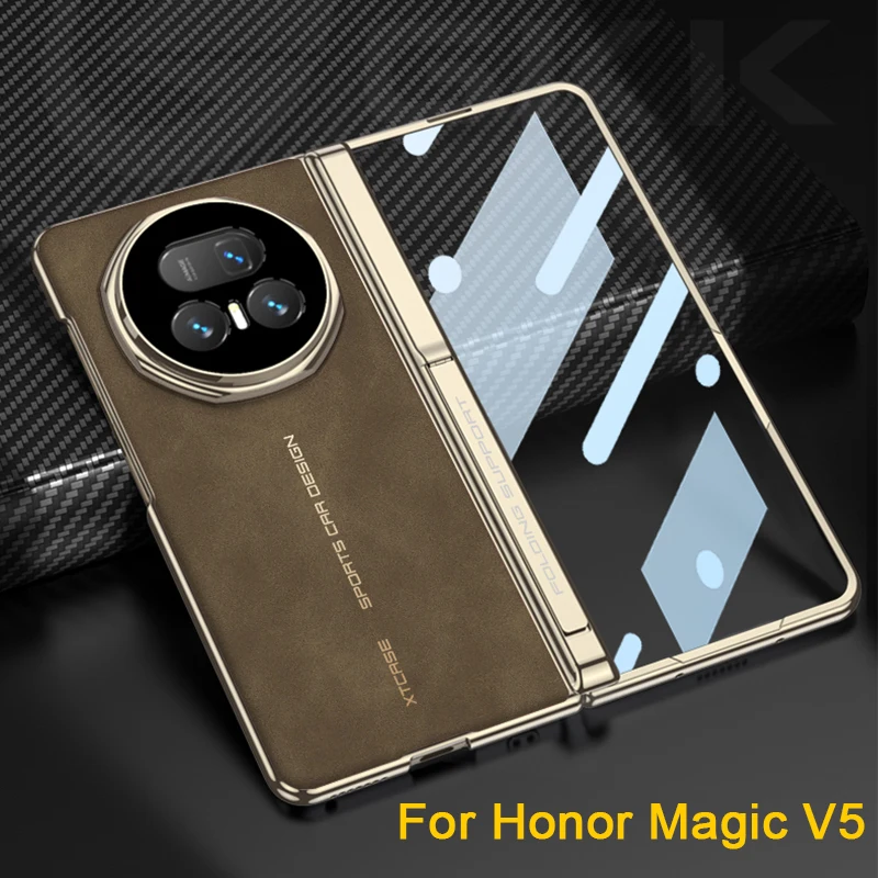 Frosted Leather Magnetic Hinge Stand Case For Honor Magic V5 Wireless Charge Front Screen Glass Cover For Honor Magic V5 Case
Frosted Leather Magnetic Hinge Stand Case For Honor Magic V5 Wireless Charge Front Screen Glass Cover For Honor Magic V5 Case
