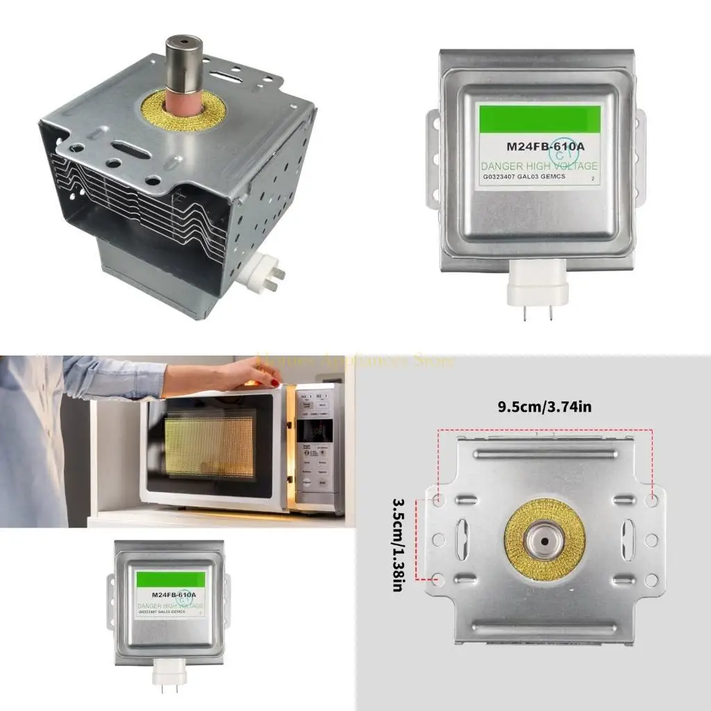 D0AB M24FB-610A Microwave Generator 900W Microwave Magnetron Microwave Emitter
D0AB M24FB-610A Microwave Generator 900W Microwave Magnetron Microwave Emitter