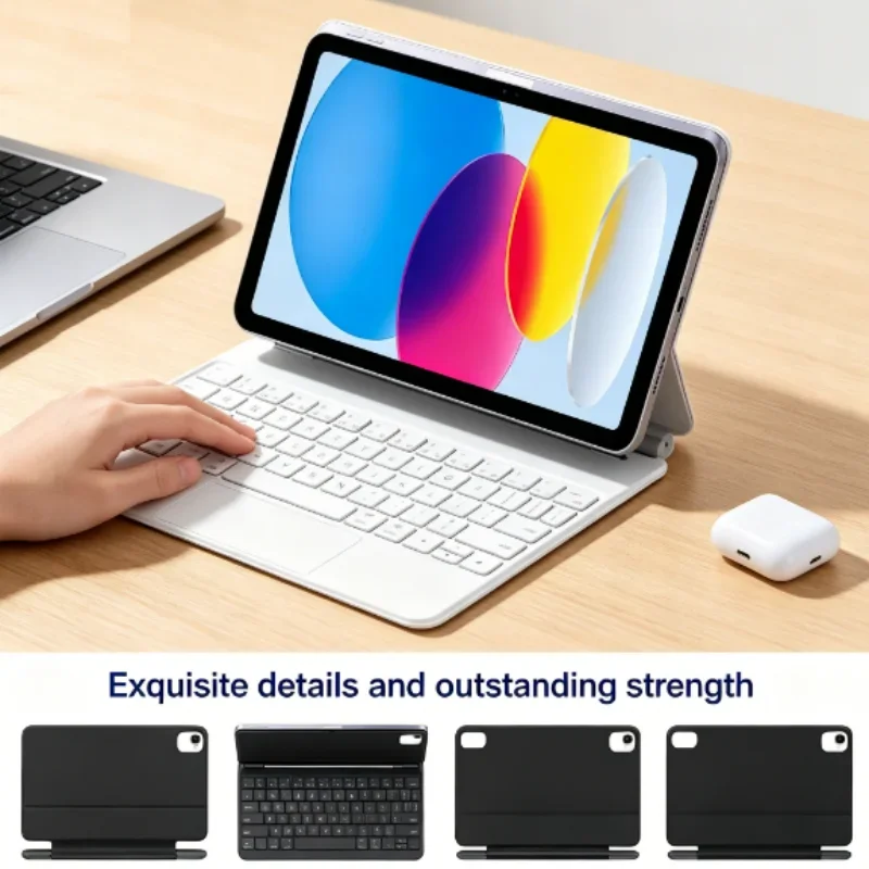 Slim Magic Keyboard Backlit TouchPad for IPad A16 11" Universal 10th Gen 10.9 11th Gen IPad Smart Cover
Slim Magic Keyboard Backlit TouchPad for IPad A16 11" Universal 10th Gen 10.9 11th Gen IPad Smart Cover