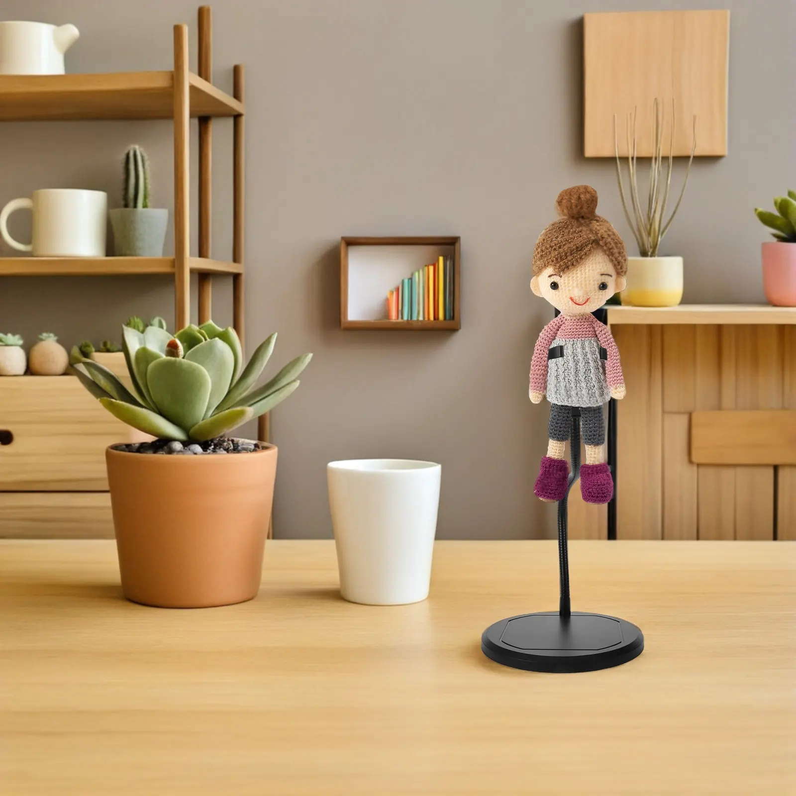 Регулируемая подставка для фигурок 15-30 см с гибким круглым основанием, держатель для демонстрации кукол и скульптур
Регулируемая подставка для фигурок 15-30 см с гибким круглым основанием, держатель для демонстрации кукол и скульптур