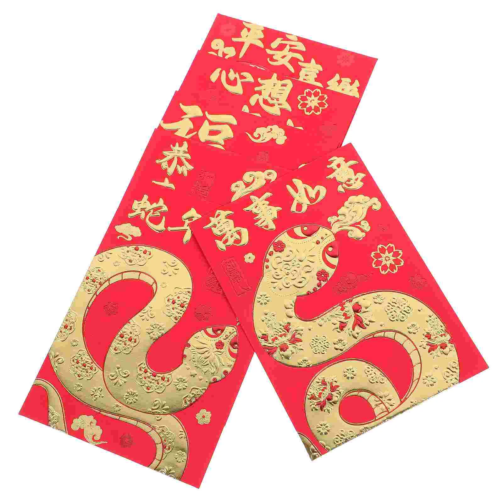 36 Pcs Year of The Snake Red Envelope New Money Bag Personality Lunar Decorations Decorative Packets Pouch
36 Pcs Year of The Snake Red Envelope New Money Bag Personality Lunar Decorations Decorative Packets Pouch