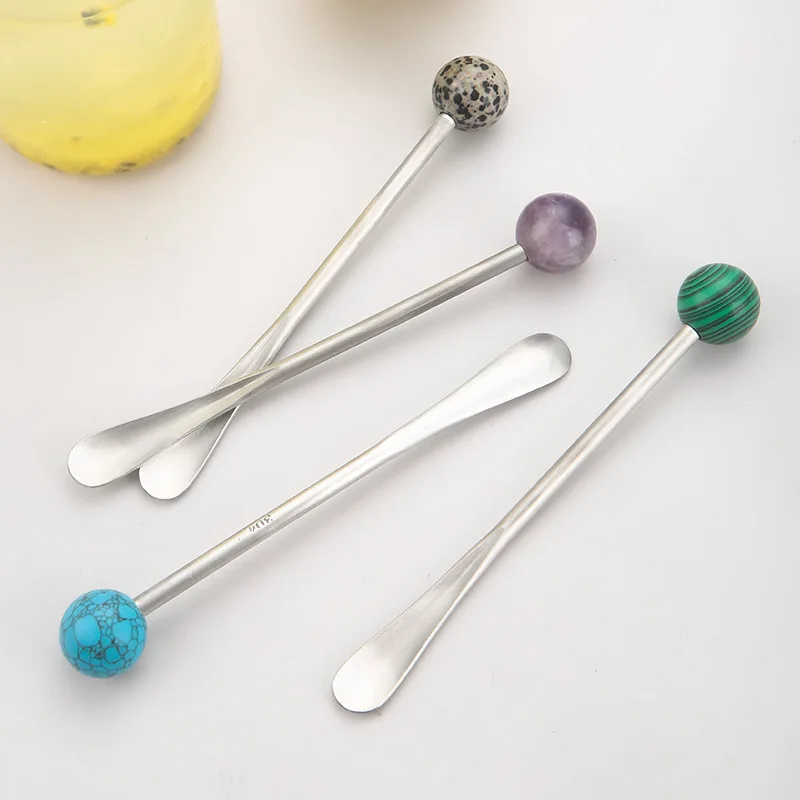 LMM Afternoon Tea Beverage Bartending Stick Natural Rough Stone 304 Stainless Steel High Value Cocktail Bar Spoon
LMM Afternoon Tea Beverage Bartending Stick Natural Rough Stone 304 Stainless Steel High Value Cocktail Bar Spoon
