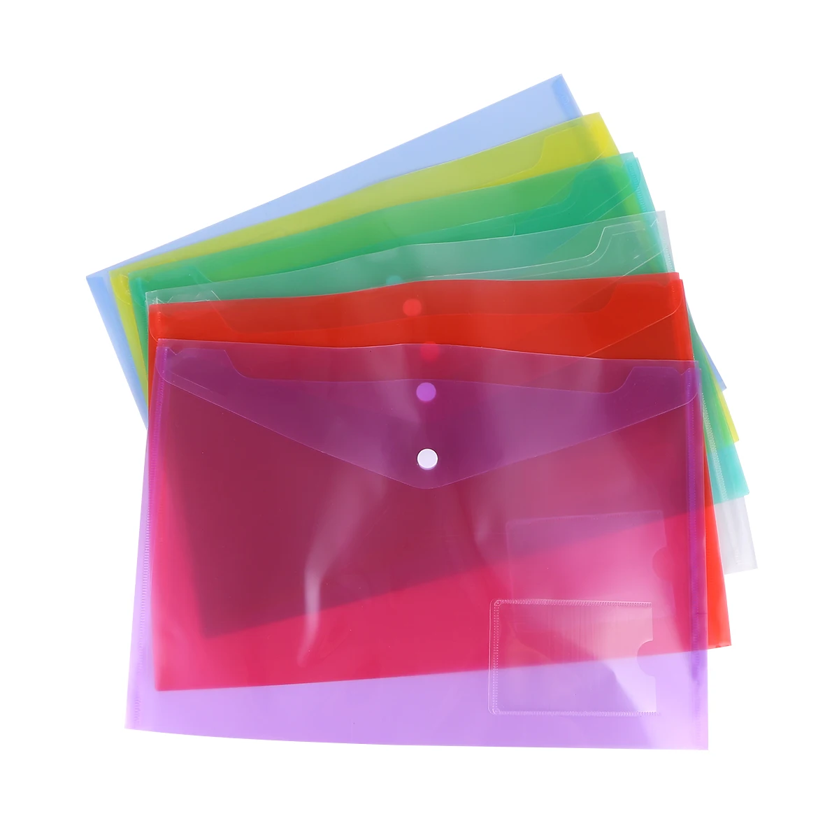20pcs Snap- File Bag Convenient Document Storage Bag Plastic Storage Pouch for School Office (Assorted Color)
20pcs Snap- File Bag Convenient Document Storage Bag Plastic Storage Pouch for School Office (Assorted Color)