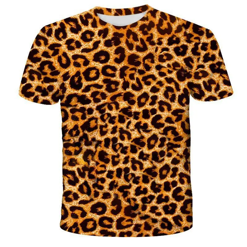 European Size Vacation Casual Loose T-shirt Hawaii Beach 3D Digital Leopard Print Graphic T Shirts
European Size Vacation Casual Loose T-shirt Hawaii Beach 3D Digital Leopard Print Graphic T Shirts
