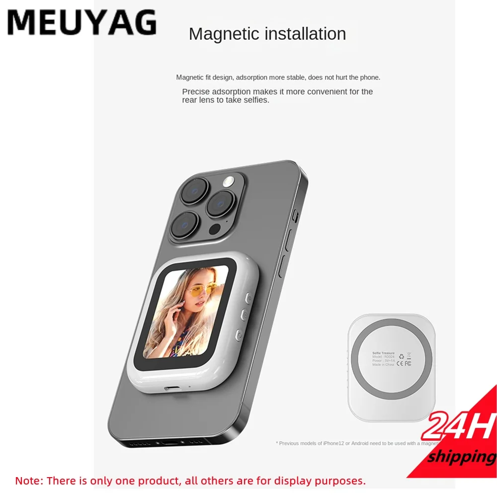 MEUYAG Magnetic Mobile Phone Rear Camera Selfie Video Camera Wireless Magnetic Mobile Phone Vlog Mini
MEUYAG Magnetic Mobile Phone Rear Camera Selfie Video Camera Wireless Magnetic Mobile Phone Vlog Mini