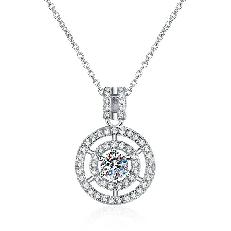 XL115 Lefei Fashion Trendy Luxury Classic Moissanite Diamond-set Round Circle Necklace For Women s925 Silver Party Jewelry Gifts
XL115 Lefei Fashion Trendy Luxury Classic Moissanite Diamond-set Round Circle Necklace For Women s925 Silver Party Jewelry Gifts