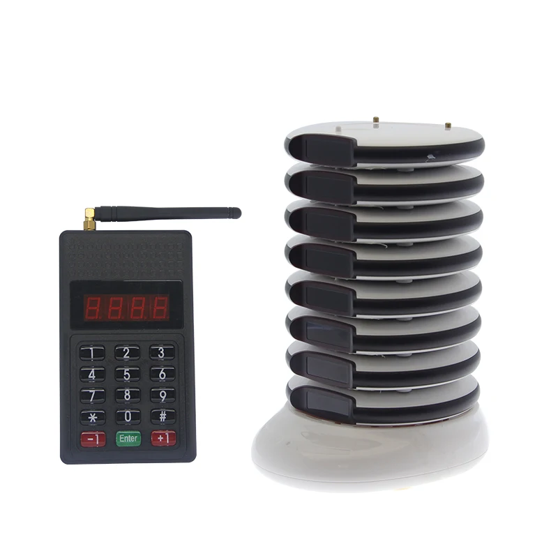 Fast Food Restaurant Cafe Wireless Queue Calling Customer Service Waiter Buzzer Coaster Pager System
Fast Food Restaurant Cafe Wireless Queue Calling Customer Service Waiter Buzzer Coaster Pager System
