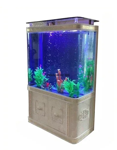 European Fish Tank Aquarium Glass Light Luxury Double round Mid-Bend Living Room Wall Floor Bottom Filter
European Fish Tank Aquarium Glass Light Luxury Double round Mid-Bend Living Room Wall Floor Bottom Filter