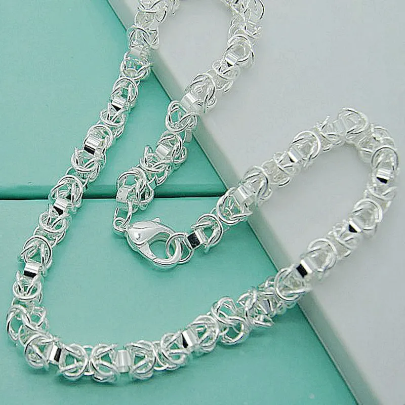 925 Sterling Silver 7mm 18 inches Chain Necklaces For Men Women Fashion Statement Necklace Party Jewelry 
925 Sterling Silver 7mm 18 inches Chain Necklaces For Men Women Fashion Statement Necklace Party Jewelry