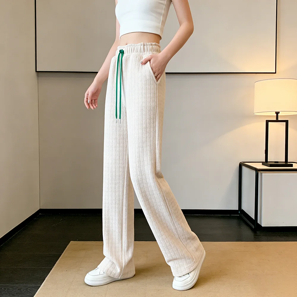 Женские эластичные брюки прямого кроя с высокой талией, однотонные, универсальные для офиса и повседневной носки
Женские эластичные брюки прямого кроя с высокой талией, однотонные, универсальные для офиса и повседневной носки