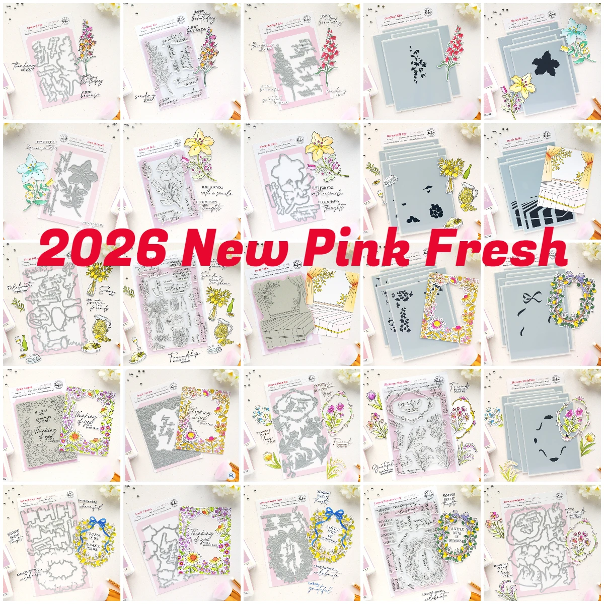 2026 New Pink Fresh Floral Sunlit Garden Metal Cutting Dies Stamps Stencil Hot Foil Washi Scrapbooking DIY Decoration Craft
2026 New Pink Fresh Floral Sunlit Garden Metal Cutting Dies Stamps Stencil Hot Foil Washi Scrapbooking DIY Decoration Craft