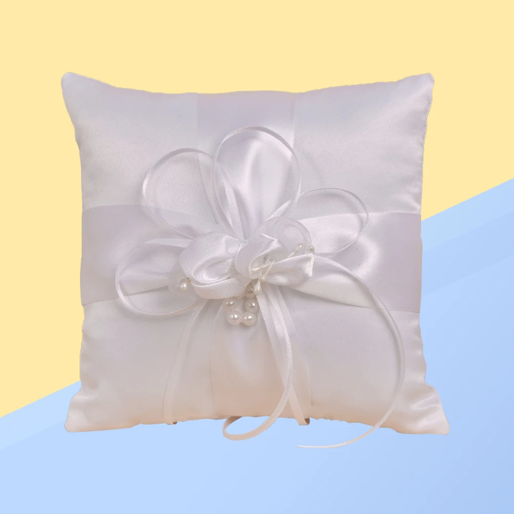 Bride Ring Pillow Cushion Wedding Lace European and American Bearer Ivory White
Bride Ring Pillow Cushion Wedding Lace European and American Bearer Ivory White