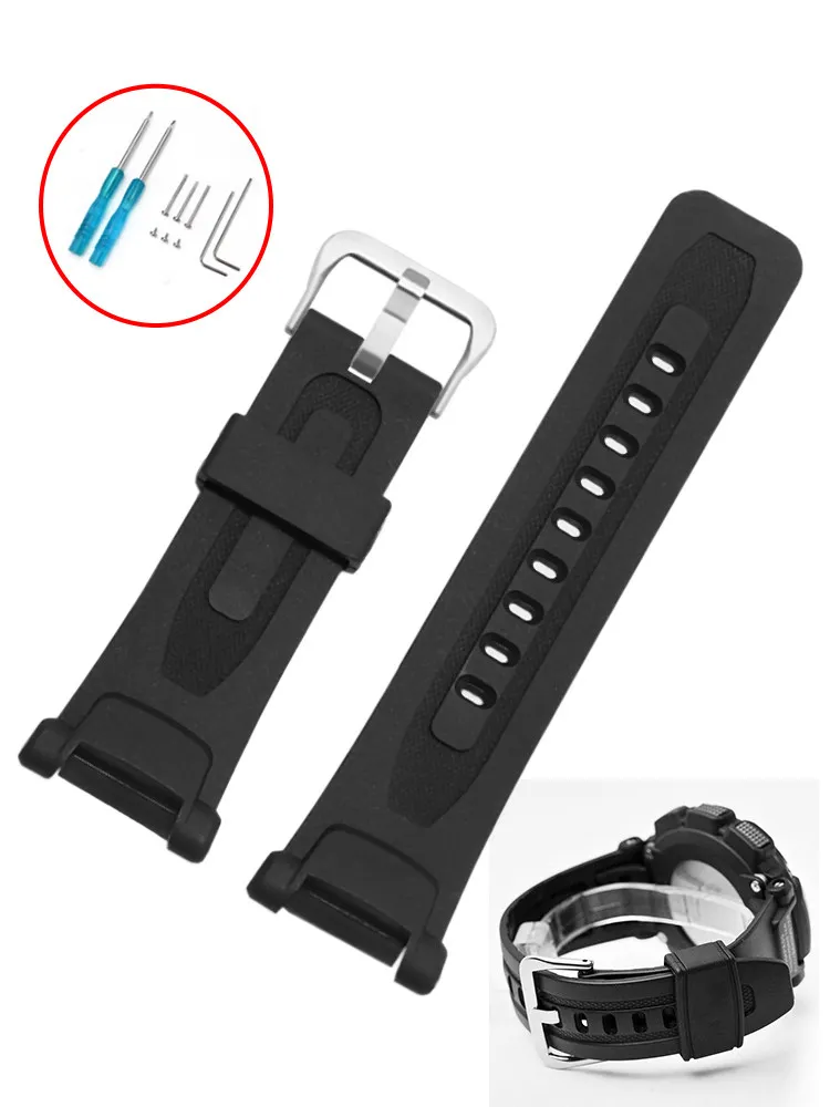 Black Silicone Watch Strap for Men for Casio PROTPEK Mountaineering PRG-240/40 PAG-40
Black Silicone Watch Strap for Men for Casio PROTPEK Mountaineering PRG-240/40 PAG-40