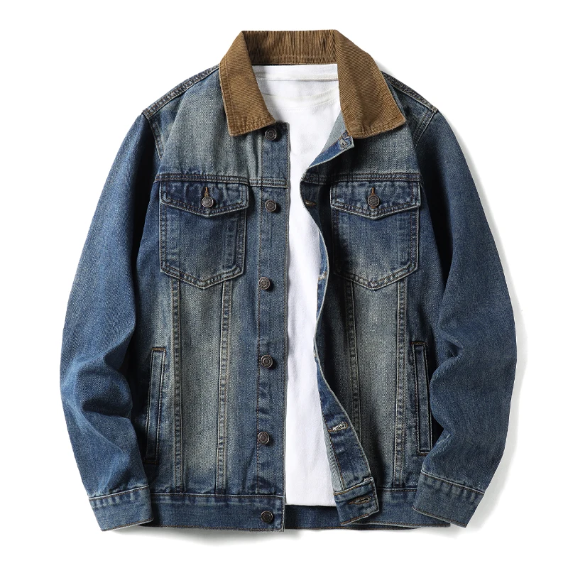 100kg Wear American Vintage Washed Men's Slim Fit Retro Denim Jacket 2025 Spring Autumn Casual Korean Style Plus Size 5XL Short
100kg Wear American Vintage Washed Men's Slim Fit Retro Denim Jacket 2025 Spring Autumn Casual Korean Style Plus Size 5XL Short