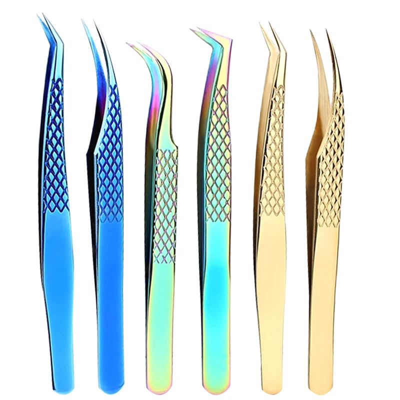 1Pc Eyelash Tweezers 100% Closure Stainless Steel Lash Accessories Tweezers For 3D Volume Lash Extension Supplies Makeup tools
1Pc Eyelash Tweezers 100% Closure Stainless Steel Lash Accessories Tweezers For 3D Volume Lash Extension Supplies Makeup tools