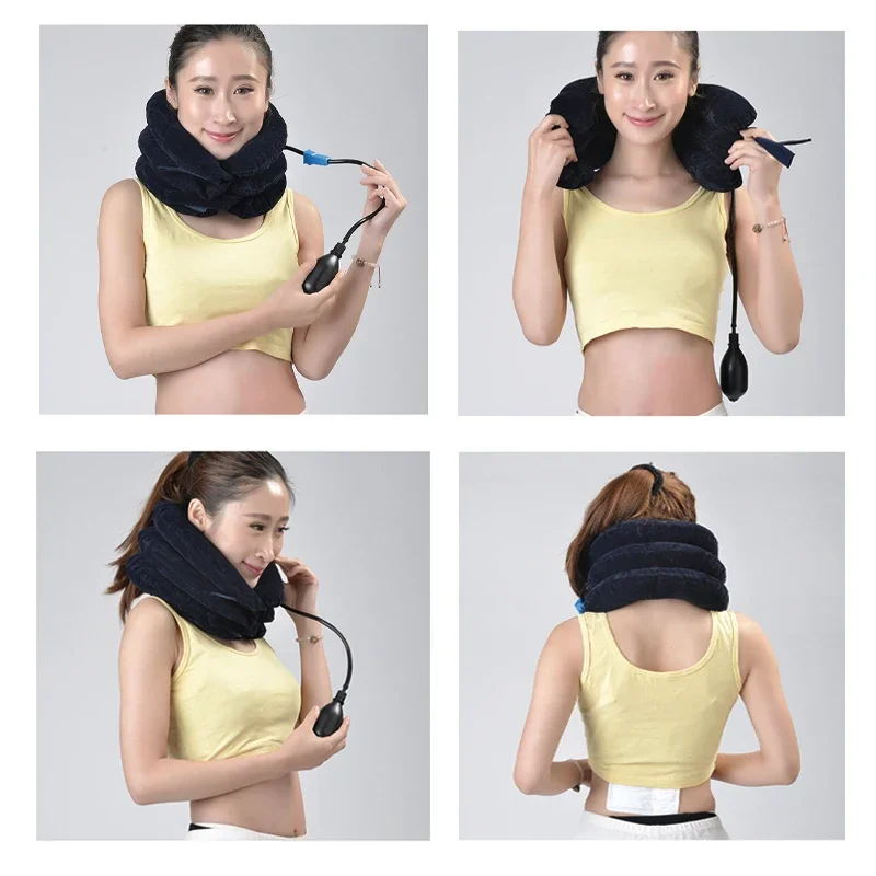 Full Velvet Cervical Traction Device for Home Massage Stretching Iinflation Portable Pillow
Full Velvet Cervical Traction Device for Home Massage Stretching Iinflation Portable Pillow
