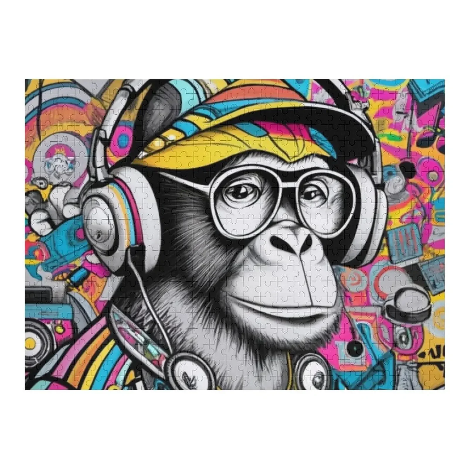 Головоломка с изображением обезьяны, DJ-трафарет, граффити, индивидуальный подарок, головоломка для детей, таможня, с фотографией, персонализированные подарочные идеи, головоломка
Головоломка с изображением обезьяны, DJ-трафарет, граффити, индивидуальный подарок, головоломка для детей, таможня, с фотографией, персонализированные подарочные идеи, головоломка