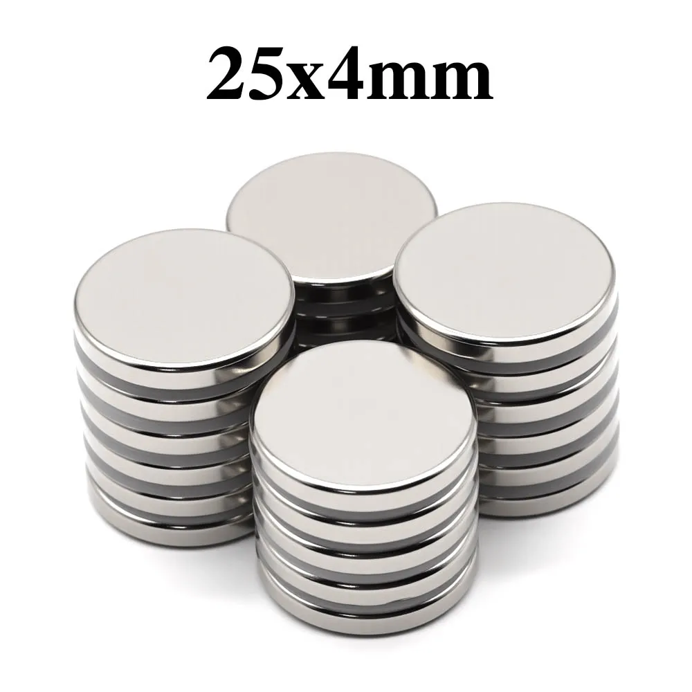 25x4mm Super Powerful Round Magnet Neodymium Magnet NdfeB N35 Strong Permanent Magnetic imanes Refrigerator Magnet
25x4mm Super Powerful Round Magnet Neodymium Magnet NdfeB N35 Strong Permanent Magnetic imanes Refrigerator Magnet