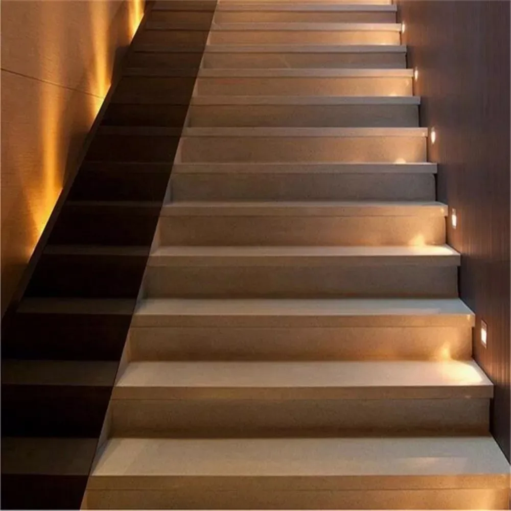 3 Pcs Easy Installation 0.5W Step Lights 3000K Warm White Black Stair Lights Embedded Stair Step Lamps Wall
3 Pcs Easy Installation 0.5W Step Lights 3000K Warm White Black Stair Lights Embedded Stair Step Lamps Wall