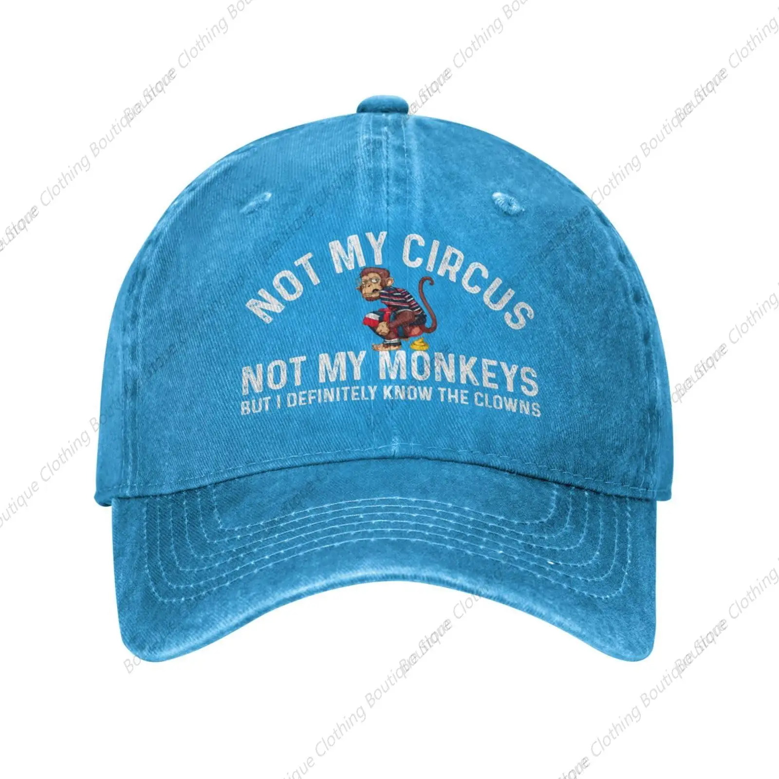 Funny Hat Not My Circus Not My Monkeys But I Definitely Know The Clowns Hat for Women Dad Hat Vintage Hats Blue
Funny Hat Not My Circus Not My Monkeys But I Definitely Know The Clowns Hat for Women Dad Hat Vintage Hats Blue