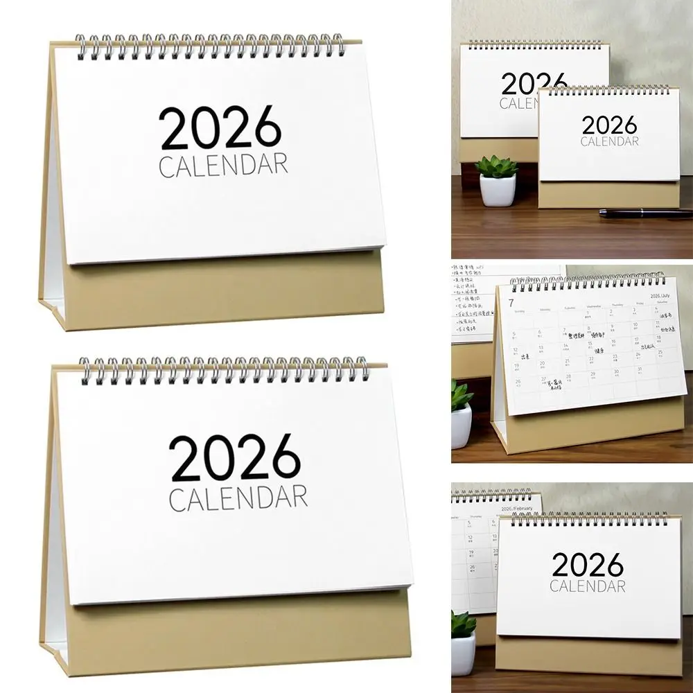 2026 Desktop Paper Calendar Yearly Home Decor Planner Scheduler Notebook Multi-function Agenda Organizer Home Office Supplies
2026 Desktop Paper Calendar Yearly Home Decor Planner Scheduler Notebook Multi-function Agenda Organizer Home Office Supplies