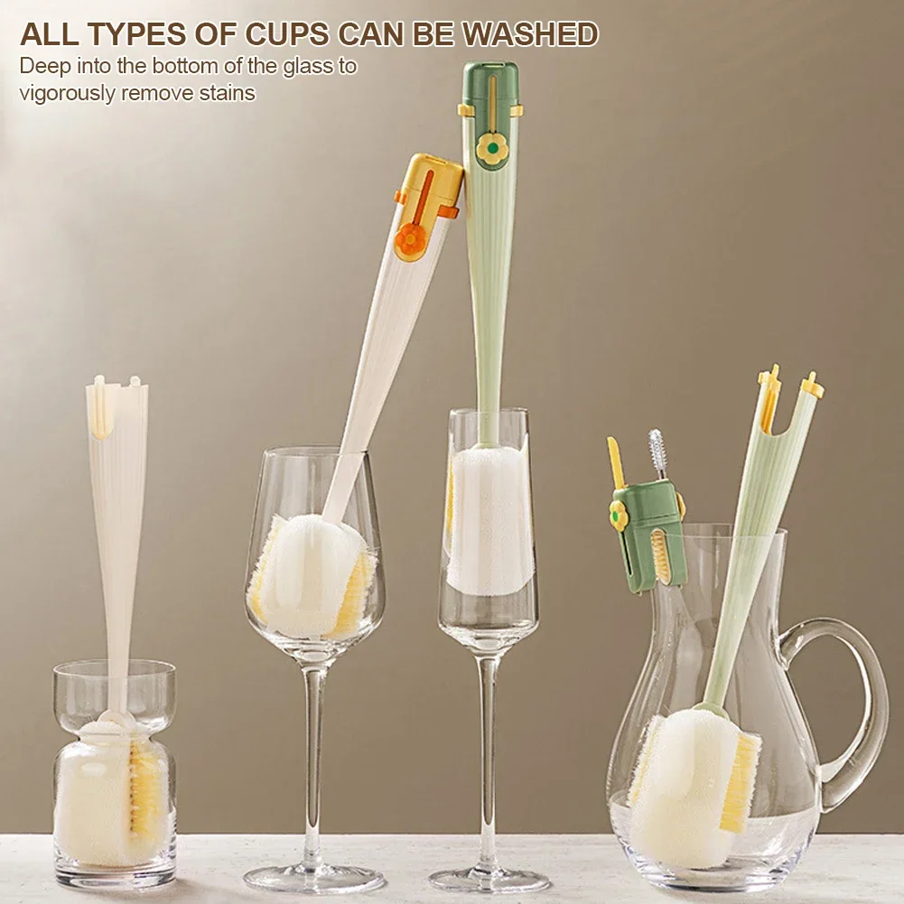 Five-In-One Home Use Multi-Functional Cup Brush Water Cup Insulated Thermal Cup Brush Milk Bottle Cleaning Brush Steel Wire Ball
Five-In-One Home Use Multi-Functional Cup Brush Water Cup Insulated Thermal Cup Brush Milk Bottle Cleaning Brush Steel Wire Ball