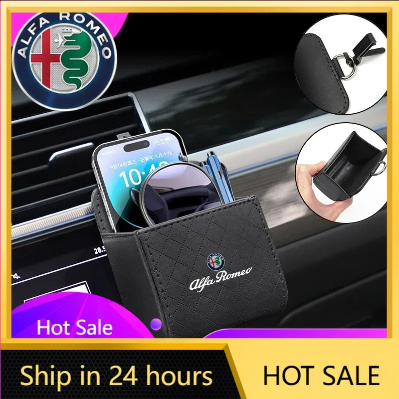 2026 Hot Car Stickers Car Stickers For Alfa Romeo Car Storage Bag Car Air Outlet Debris Bag Phone Key Sunglasses Leather Organiz
2026 Hot Car Stickers Car Stickers For Alfa Romeo Car Storage Bag Car Air Outlet Debris Bag Phone Key Sunglasses Leather Organiz