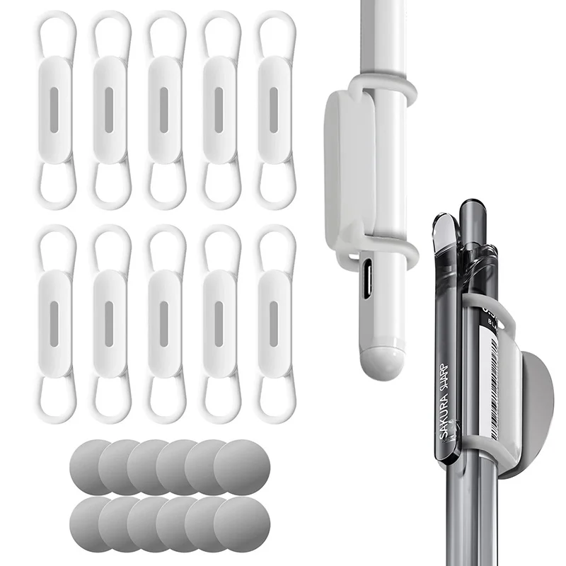 2/4/6Pcs Magnetic Multifunction Silicone Adjustable Pen Stand Tablet Fixed Touch Pen Clip For Shool Office Accessories Organizer
2/4/6Pcs Magnetic Multifunction Silicone Adjustable Pen Stand Tablet Fixed Touch Pen Clip For Shool Office Accessories Organizer