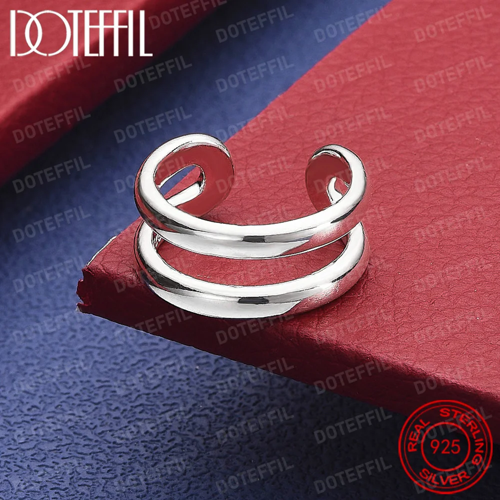 925 Sterling Silver Double Line Rings Female Couple Rings for Woman Man Jewelry Elegant Retro Party Gift
925 Sterling Silver Double Line Rings Female Couple Rings for Woman Man Jewelry Elegant Retro Party Gift
